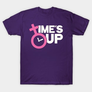 Time's Up Hashtag Tee for Women's Rights T-Shirt